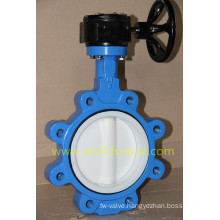 PTFE Coating Lug Butterfly Valve